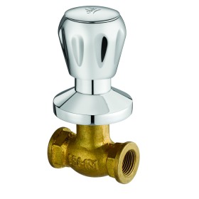 Concealed Stop Valve with Threaded Cap 1/2