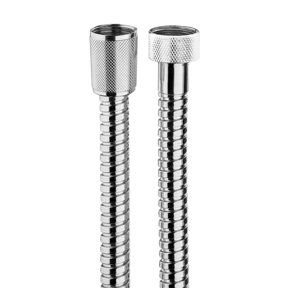 Flexible Hose Double Interlock, Brass,  1/2â€ x 1/2â€ FF conical nut, 150 cm