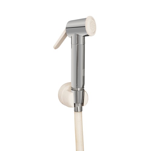 Health Faucet Set with Hand Shower & Pipe (White)