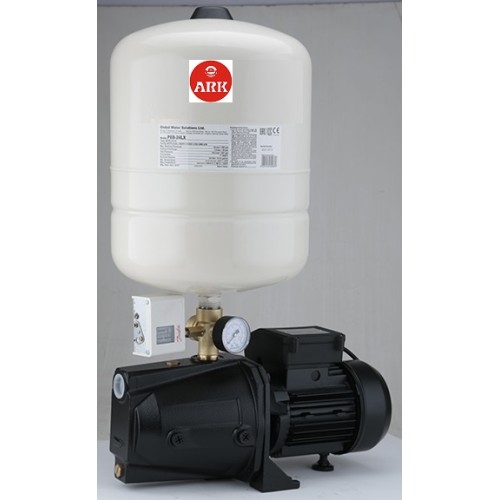 Pressure Booster pump, with 2.0 HP motor, 24L tank, maximum head 56m & maximum discharge of 140LPM, 1 - 12 Bathrooms