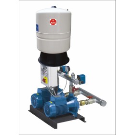 Pressure Booster Cyclical pump, with 1 HP + 1 HP twin motors, 60L tank & maximum head 46m & maximum discharge of 160LPM, 1 - 12 Bathrooms
