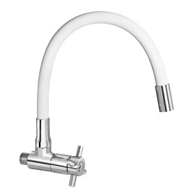 Sink Tap Swivel with White Silicon Spout