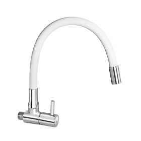 Sink Tap Swivel with White Silicon Spout